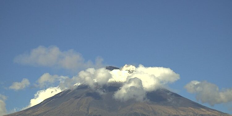 Reporte monitoreo del volcán Popocatépetl