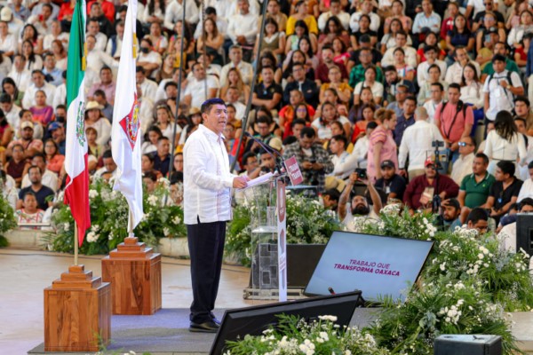 Un año de trabajo que transforma Oaxaca