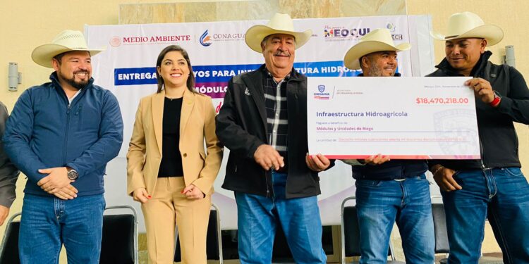 Destina Estado más de 18 mdp para optimizar la infraestructura hidroagrícola en el sector rural
