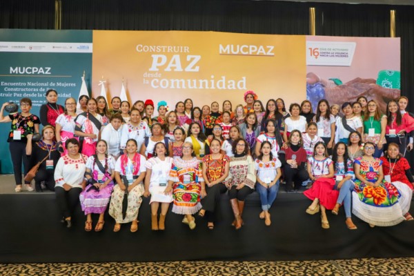 124 redes de Mujeres Constructoras de Paz encaminadas a la prevención de la violencia