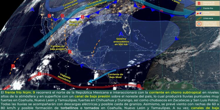 Persistirán nublados y lloviznas en algunas regiones del estado, informa Protección Civil