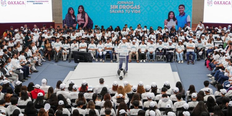Prioriza Gobierno de Oaxaca atención integral de las juventudes con la jornada Sin drogas salvas tu vida