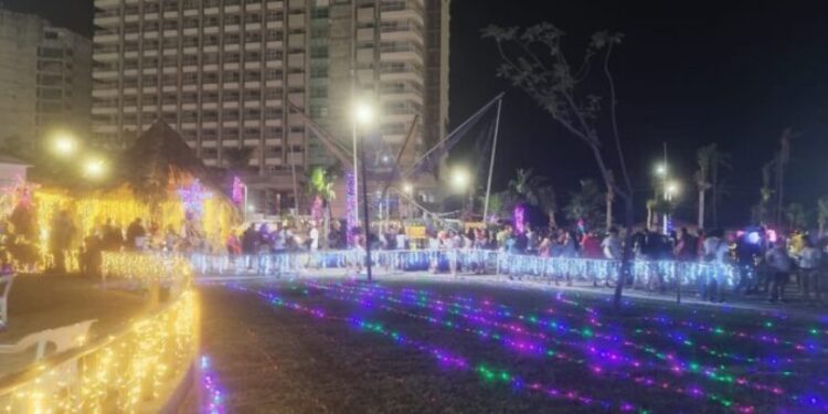 Parque Papagayo invita a disfrutar de la Gala de Pirotecnia de fin de año en la Villa Navideña