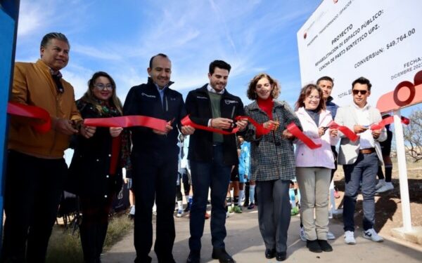 Rehabilita Gobierno de Zacatecas cancha de fútbol para jóvenes de Fresnillo