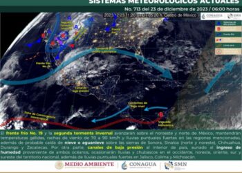 Se esperan temperaturas bajas, vientos moderados y lluvias escasas para este día: Protección Civil