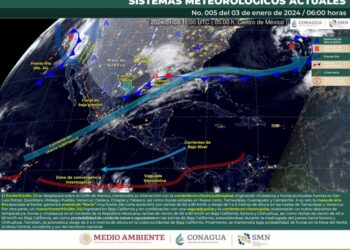 Frente frío número 22 dejará lluvias, temperaturas bajas y evento de norte en el estado