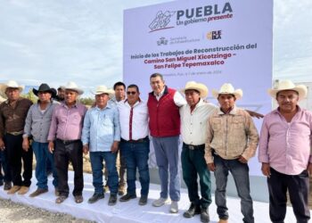 Inicia Sergio Salomón reconstrucción del camino San Miguel Xicotzingo-San Felipe Tepemaxalco