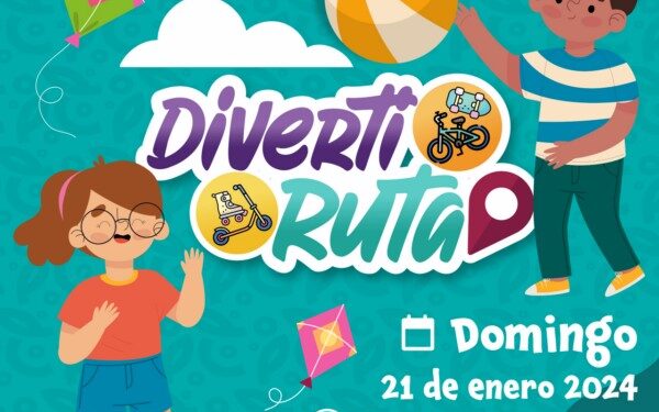 Invitan a la Diverti Ruta de este domingo 21 de enero