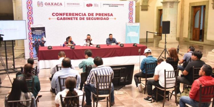 Mantiene SSPC despliegue de acciones para salvaguardar la integridad de la población oaxaqueña
