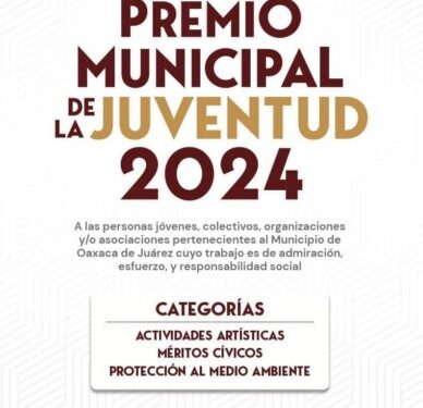 entrega la administración municipal para reconocer el talento y trayectoria de las personas jóvenes.