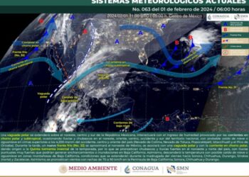 Se prevén lluvias de intensidad variable, bajas temperaturas y vientos del norte para este día