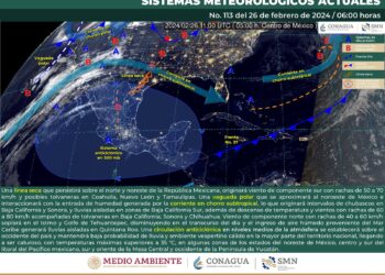 Se prevé un día con intensa radiación solar y nula probabilidad de lluvias, informa Protección Civil