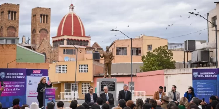 Arranca Maru Campos en Parral construcción del Andador Turístico «De Cara al Río»