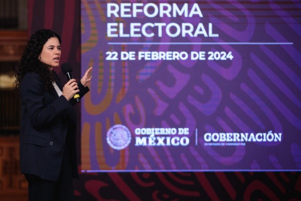 informó la secretaria de Gobernación, Luisa María Alcalde Luján.