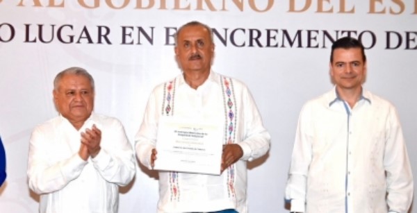 reconocimiento otorgado por Instituto Mexicano de la Propiedad Industrial al Gobierno del Estado