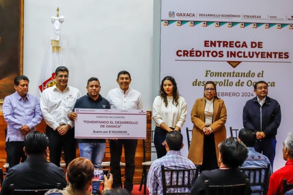 financiamientos por un monto de 2.4 millones de pesos en beneficio de 25 personas