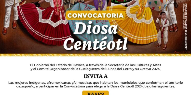Lanza Secretaría de las Culturas y Artes convocatoria para elegir a la Diosa Centéotl 2024