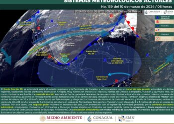 tolvaneras por la tarde debido al cambio de viento y baja probabilidad de lluvias.