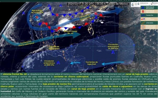 Pronostican ambiente muy caluroso con nublados e intervalos de chubascos para este domingo