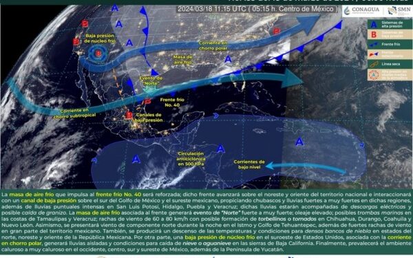 Se prevén ambiente caluroso, chubascos y actividad eléctrica en Oaxaca para este lunes