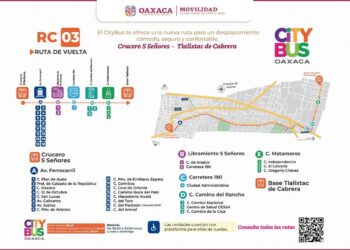 Nueva ruta del Citybus RC03 cubrirá de Tlalixtac de Cabrera al Crucero de 5 Señores