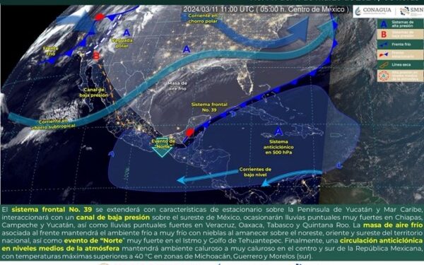 Se espera un día con bochorno y lluvias aisladas en Oaxaca