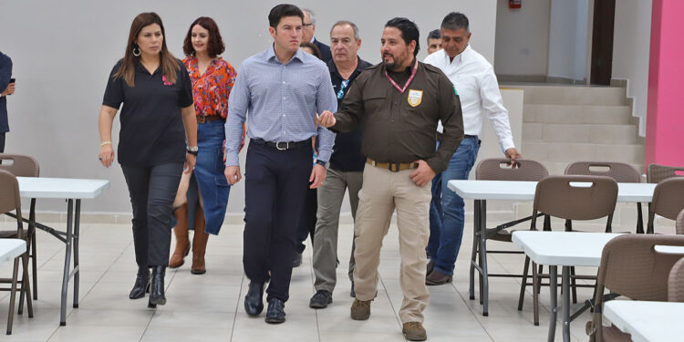 Supervisa Gobernador Rehabilitación del Albergue para Migrantes, Unidad Zuazua