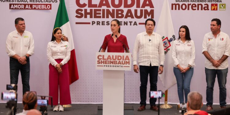 GUANAJUATO TIENE QUE ASUMIR LA RESPONSABILIDAD DE LA SEGURIDAD EN EL ESTADO: CLAUDIA SHEINBAUM