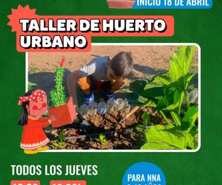 Invitan a niñas y niños a taller infantil de Huerto Urbano Ecológico