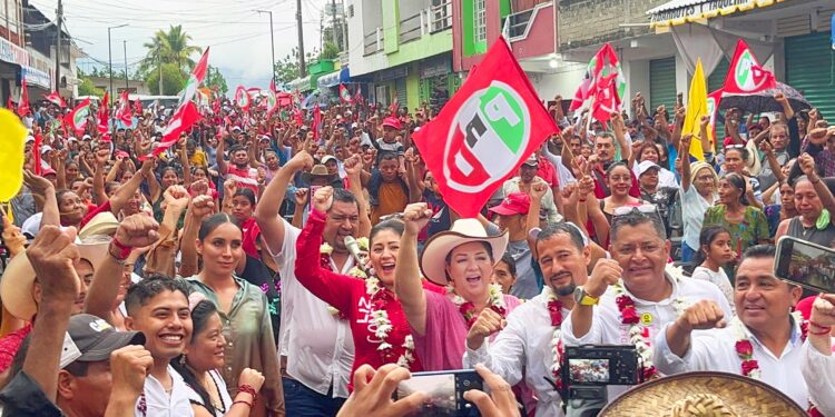 Santos Reyes Nopala es PRI. Carmelita Ricárdez y Marín en masivo pre cierre de campaña.
