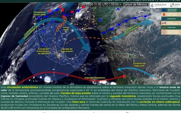 Inicia la tercera ola de calor, se esperan temperaturas de 35 a 40 grados