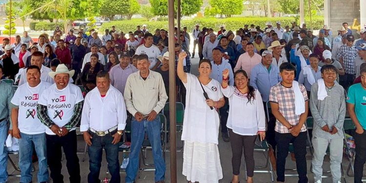 Carmelita Ricárdez al Senado: comunidad Mixteca ya eligió