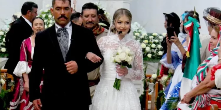 Celebran la XV Escenificación de la Boda de Luz Corral y Francisco Villa