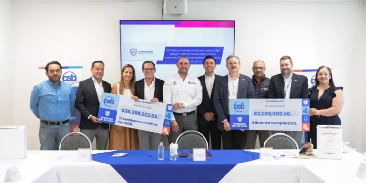 Colaboran Secretaría de Salud y Consubanco para fortalecer combate a la desnutrición en Chihuahua
