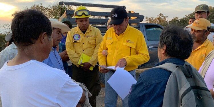 Controlado al 100% el incendio forestal en Tepelmeme Villa de Morelos