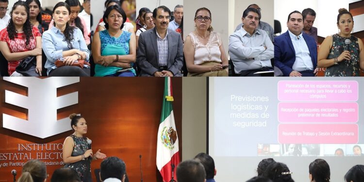 Participa IEEPCO en capacitación sobre Cómputos de las Elecciones