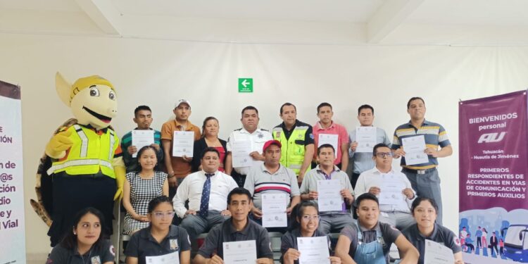 Promueven jornada de seguridad vial en Huautla de Jiménez