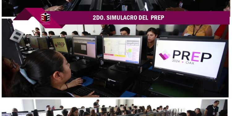 Realiza IEEPCO Segundo Simulacro del PREP