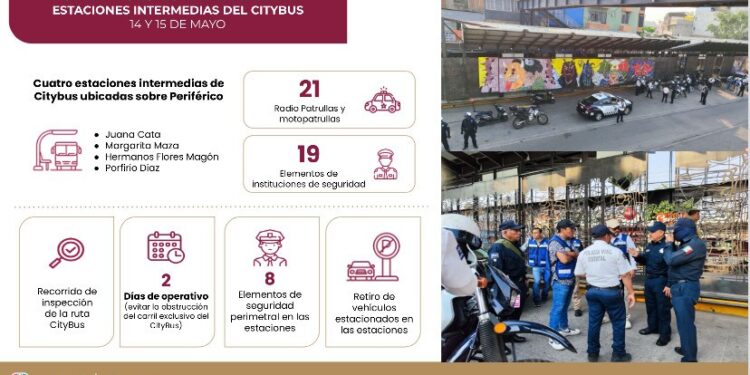 Realizan operativos para supervisar transporte público concesionado