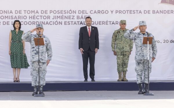 Rinde protesta Héctor Jiménez como nuevo coordinador estatal de la Guardia Nacional