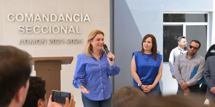 Supervisa Gobernadora instalaciones de la Comandancia Seccional de Las Varas