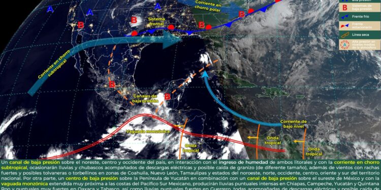 Continuarán lluvias de intensidad variable en diversas regiones de Oaxaca