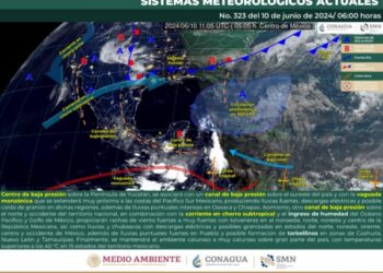 Se prevén lluvias de intensidad variable en la Sierra Sur, Istmo y Costa