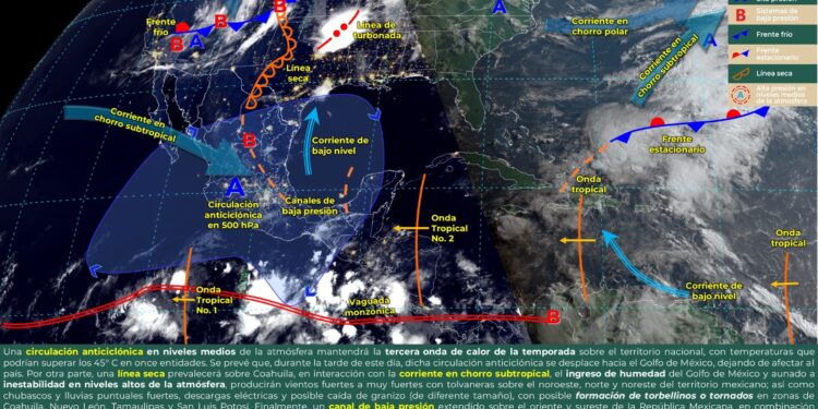 Aumento de nubes y desplazamiento de anticiclón disminuirá ligeramente el calor en Oaxaca