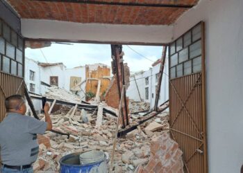 Colapsa iglesia en el municipio de Tala debido a daños en la estructura