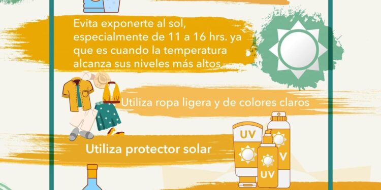 Exhorta Secretaría de Salud a mantener cuidados ante las altas temperaturas en la entidadExhorta Secretaría de Salud a mantener cuidados ante las altas temperaturas en la entidad