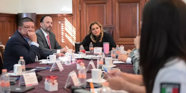 Encabeza Maru Campos reunión de la Mesa de Seguridad