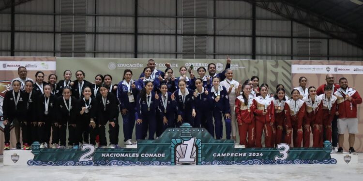Regresa Chihuahua al pódium de la categoría Juvenil Femenil en Handball