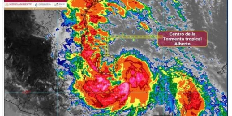 Tormenta tropical Alberto ocasionará lluvias aisladas en algunas regiones de Oaxaca