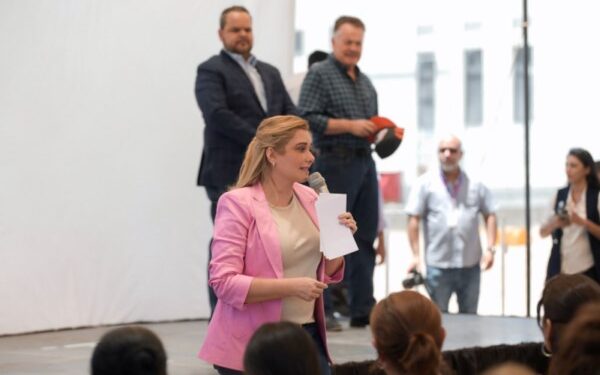 Arranca Maru Campos obra de rehabilitación del colector Fonapo en Delicias